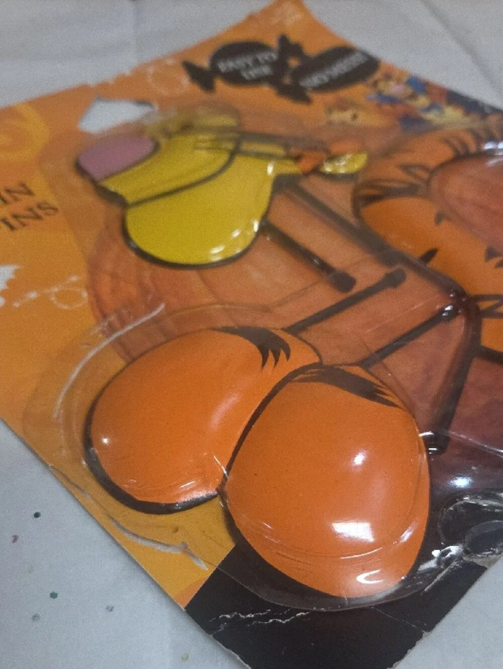 Disney Tigger Pumpkin Push-Ins - Orange, Yellow, Pink Accent Set
